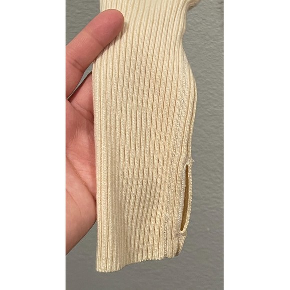 ATHLETA Round Neck Tan Cashmere Sweatshirt - Picture 5 of 7